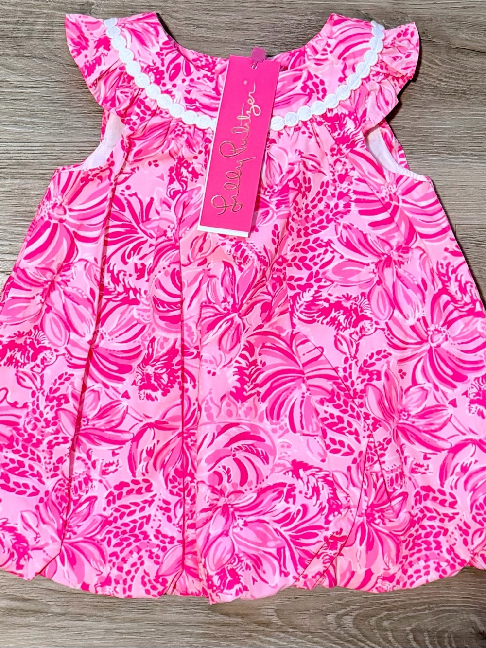 Lilly Pulitzer Pink Blossom Paloma Bubble Dress
